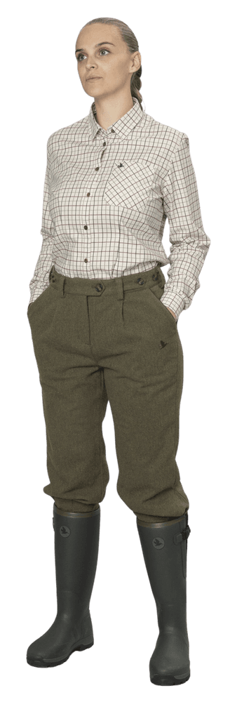 Kerry Shooting Shirt paita, Cabernet/Blue Check, view: 4