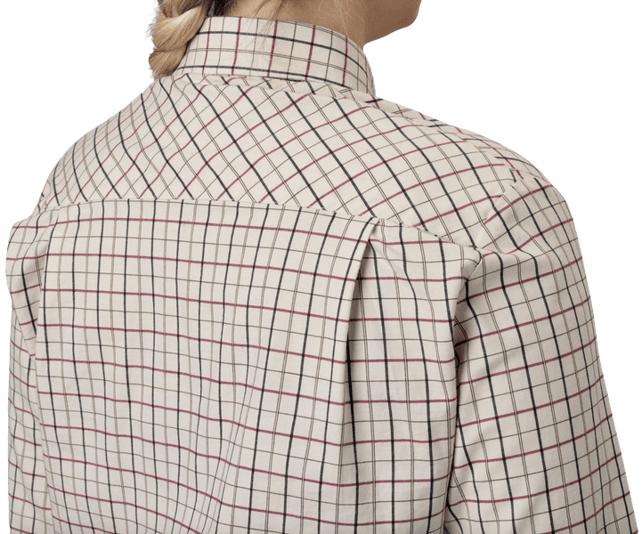 Kerry Shooting Shirt paita, Cabernet/Blue Check, view: 3