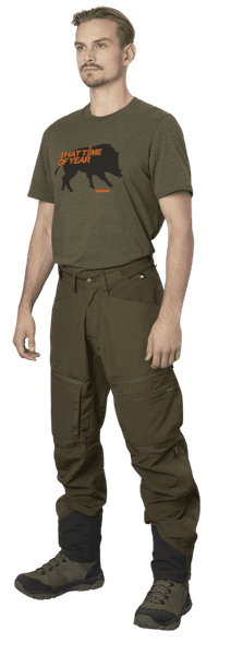 That Time T-shirt t-paita, Pine Green Melange, view: 2