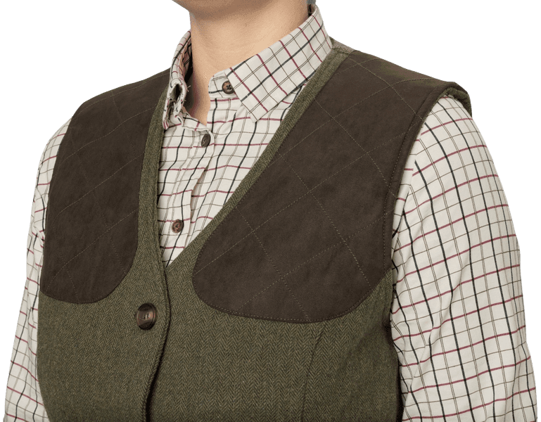 W's Hillside Harriet Vest Moss Green, view: 2