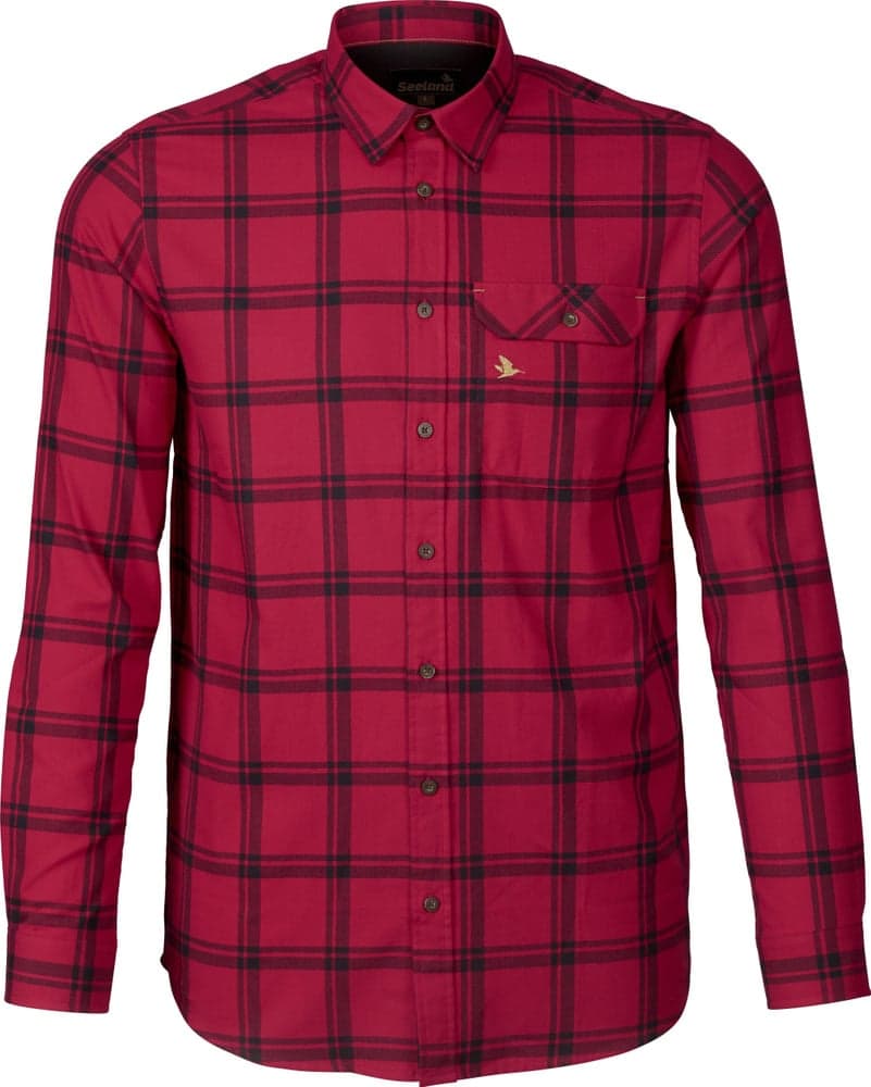 Highseat Shirt flanellipaita, punainen, view: 0
