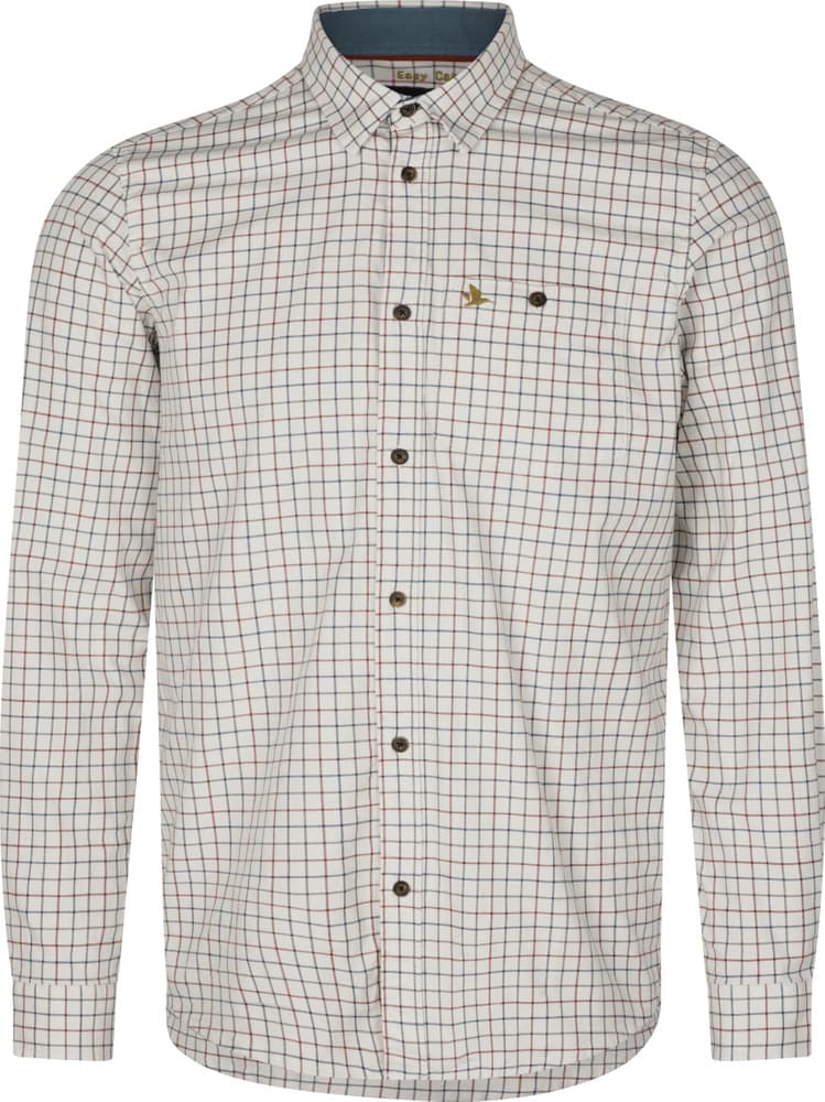 Oxford Shooting Shirt paita, Grape Leaf/Terracotta Check, view: 0