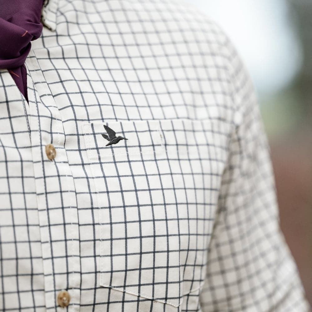 Oxford Skytteskjorta Dark Sapphire Check, view: 2