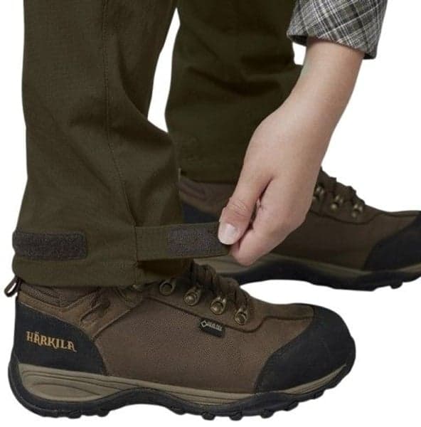 Larch Stretch Trouser Women Chocolate Torte Pine Green/, view: 5