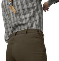 Larch Stretch Trouser Women Chocolate Torte Pine Green/ - view: 3