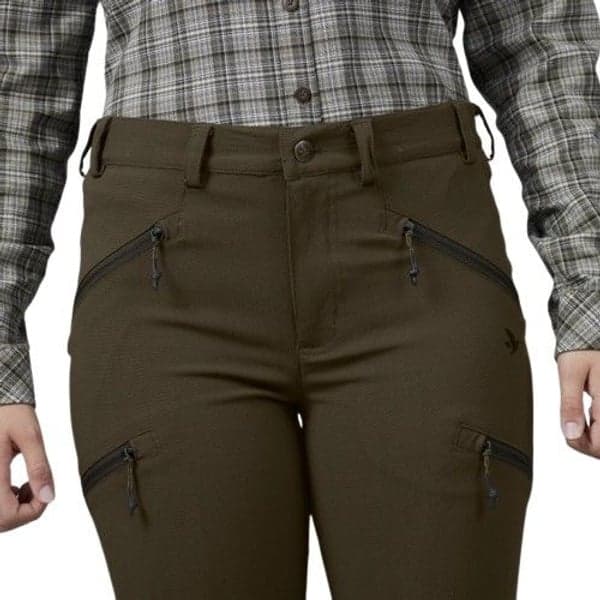 Larch Stretch Trouser Women Pine Green, view: 2