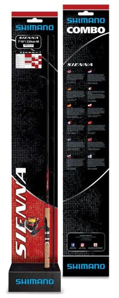 Combo Sienna 2,39m//7'10" 7-35g Sienna 2500FG Mono 0,260mm -avokelasetti, view: 0