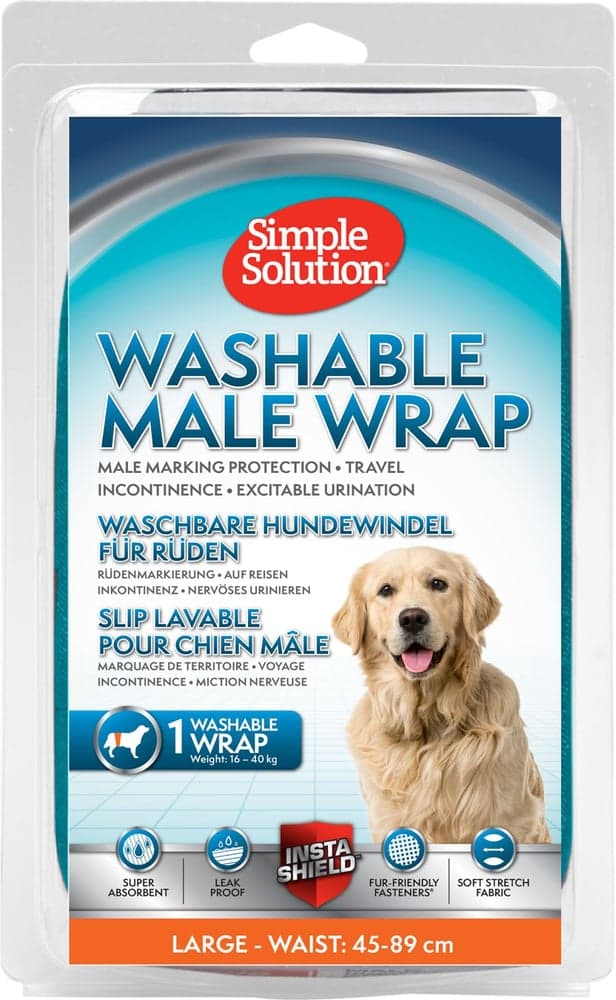 Washable Male Wrap suoja uroskoirille, Large, view: 0