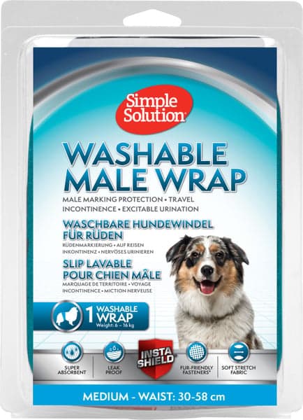 Washable Male Wrap suoja uroskoirille, Medium, view: 0