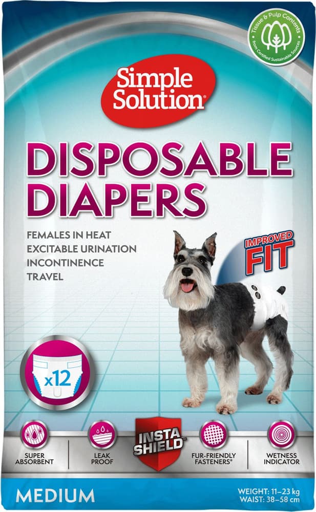 Disposable Diapers nartun suojat, M, 12 kpl, view: 0