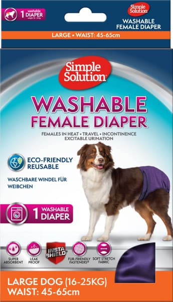 Washable Female Diaper nartun suoja, Large, view: 0