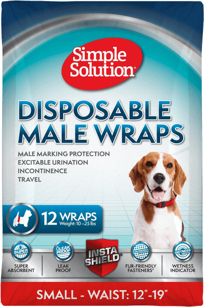 Disposable Male Wraps suojat uroskoirille, S, 12 kpl, view: 0