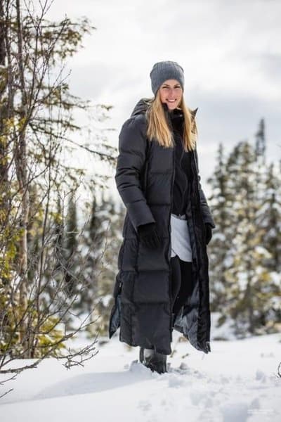 Hella Down Coat pitkä untuvatakki, musta, view: 2