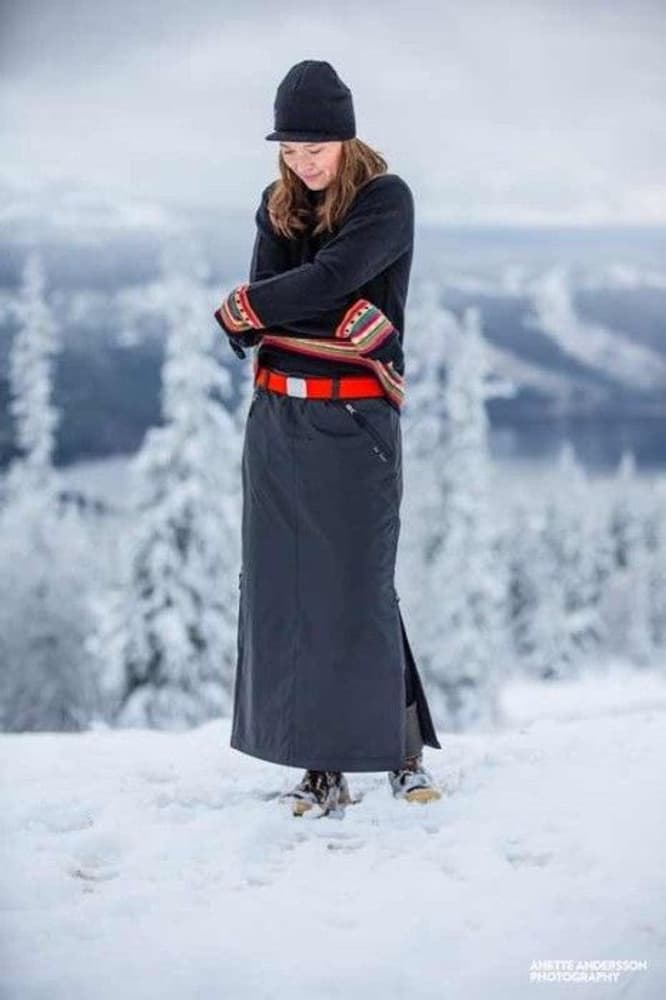 Original Skirt toppahame, musta, view: 2