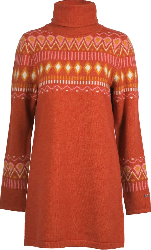 Elisabeth Tunic neuletunika, punaoranssi, view: 0