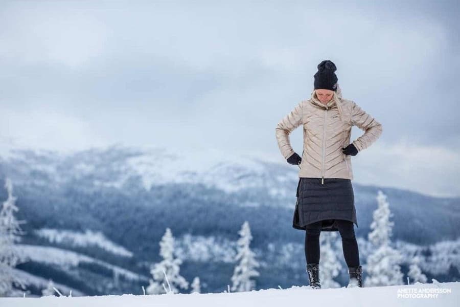 Short Down Skirt toppahame, musta, view: 4