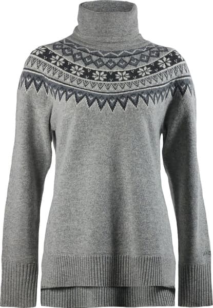 Scandinavian Roll Neck neulepusero, harmaa, view: 0
