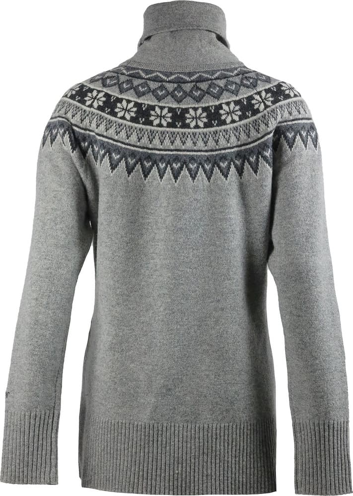 Scandinavian Roll Neck neulepusero, harmaa, view: 1
