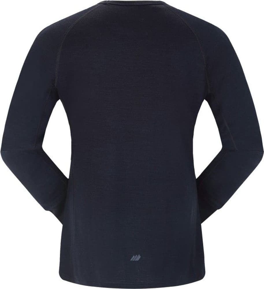Nordstølen Merino LS Shirt naisten pitkähihainen paita, tummansininen, view: 1