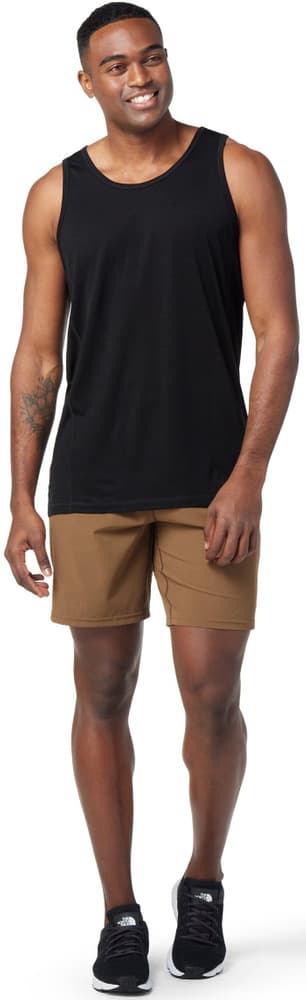 M's MS120 Tank merinovillainen toppi, musta, view: 1