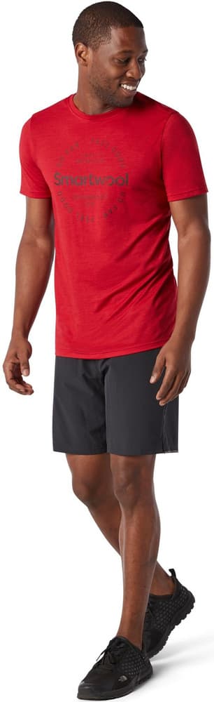 MS150 Go Far Feel Good Tee t-paita, tummanpunainen, view: 1