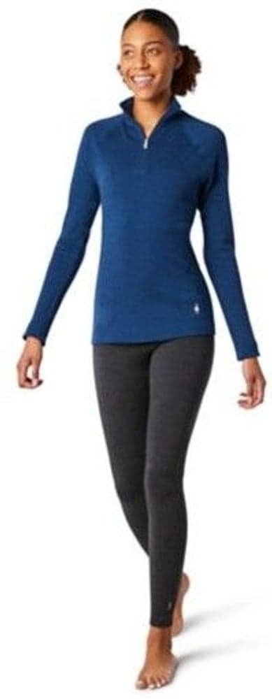 W's Mid 250 Baselayer 1/4 Zip Alpine Blue Heather, view: 1