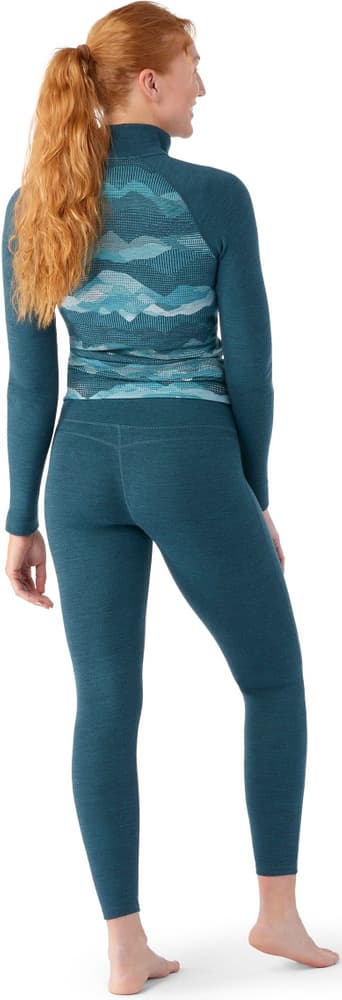 Classic Thermal Merino Bottom naisten kerrastohousut, petrooli, view: 2