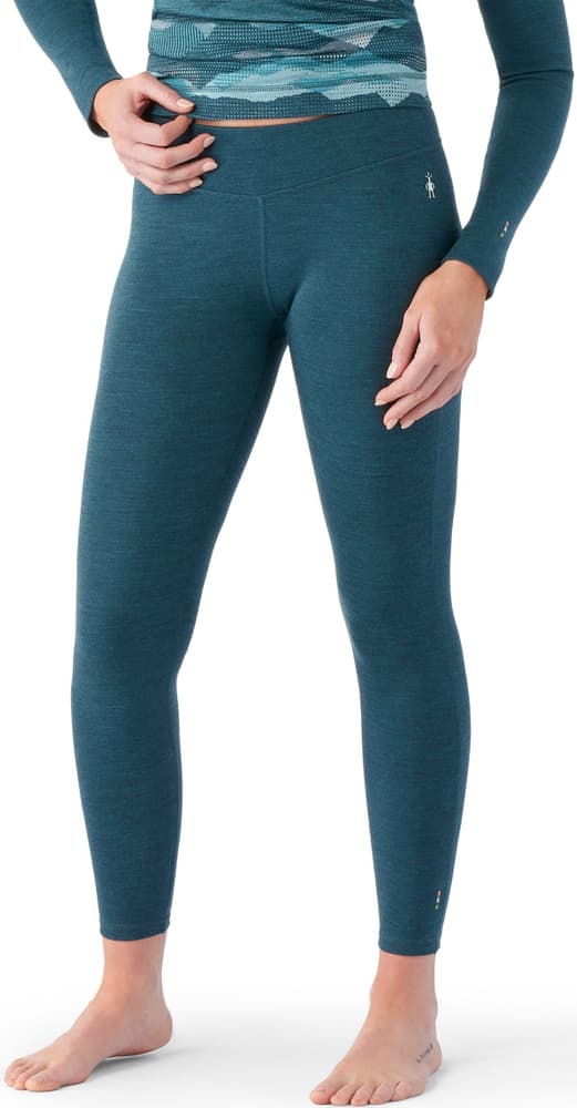 Classic Thermal Merino Bottom naisten kerrastohousut, petrooli, view: 1