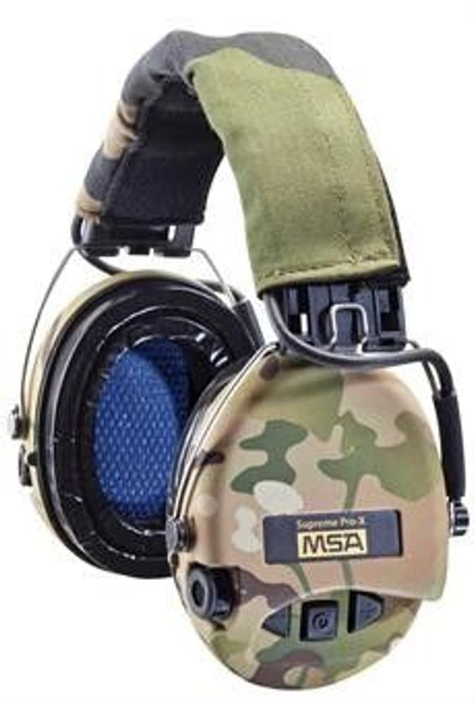 MSA Supreme Pro-X Led Camo -aktiivikuulosuojaimet, view: 1