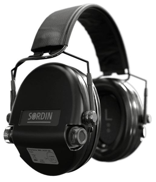 Supreme MIL Aux Slim Headband kuulosuojaimet, Black, view: 0