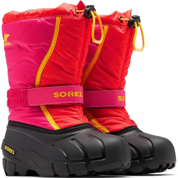 Youth Unisex Youth Flurry lasten talvikengät, punainen, view: 1