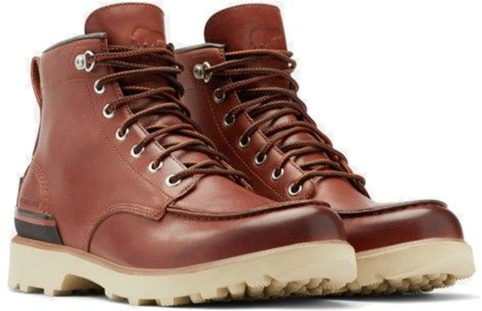 Caribou Moc WP -miesten kengät (Caramel/Oatmeal), view: 1