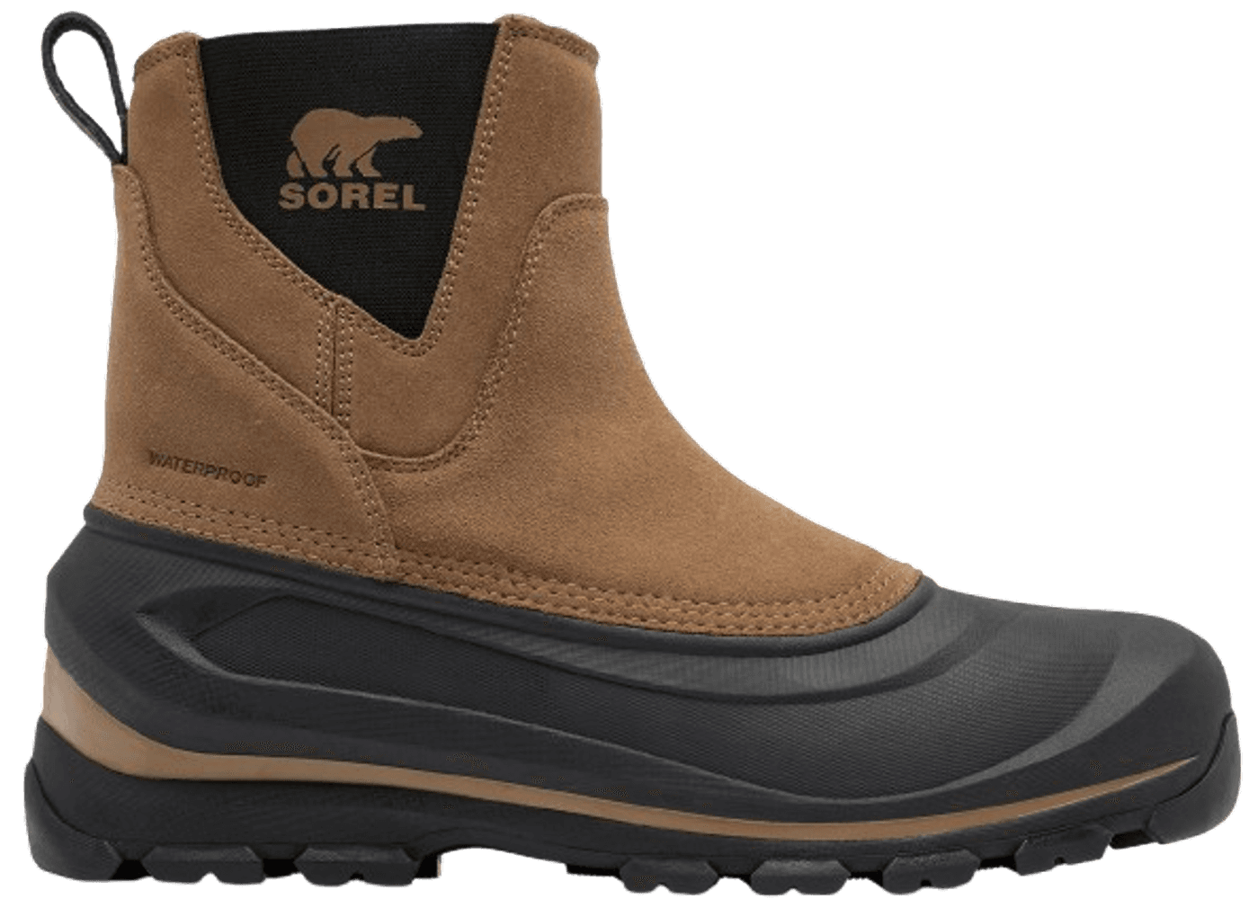 Buxton Pull On WP talvikengät, vaaleanruskea/musta, view: 0