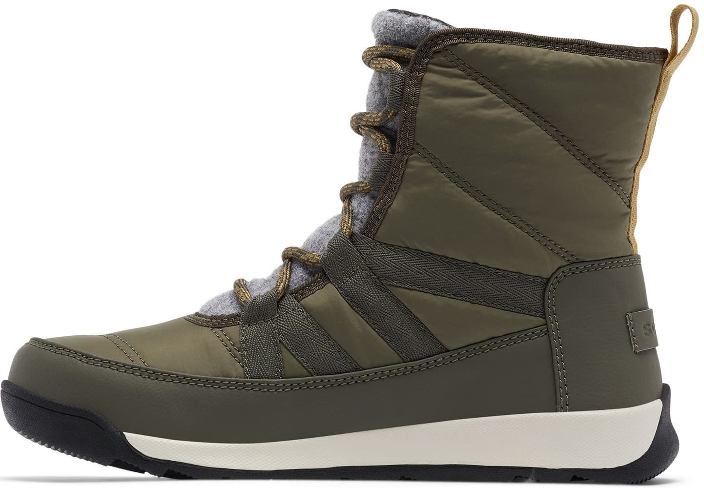 Whitney II Short Lace Waterproof naisten talvikengät, maastonvihreä, view: 2