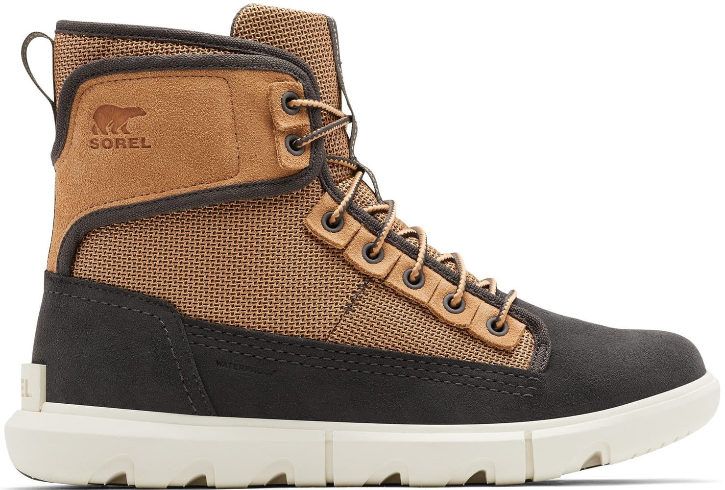 Explorer Mission Boot Waterproof talvikenkä, Tawny Buff/Jet, view: 0