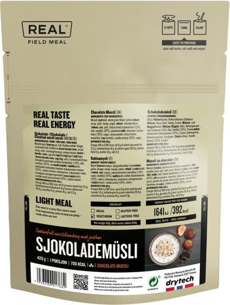 Chocolate Muesli 710 kcal, view: 1