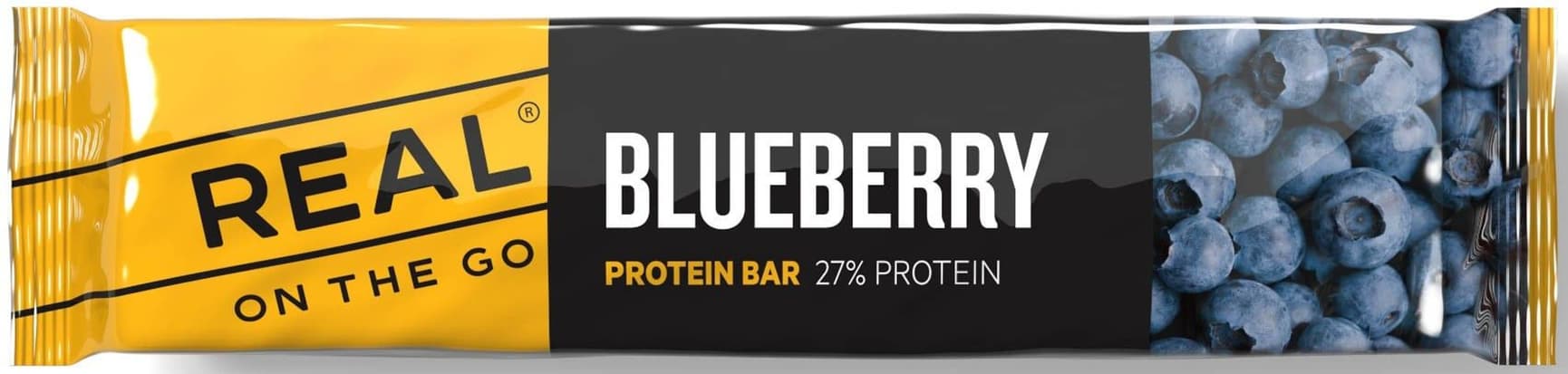 REAL On The Go Protein Bar Blueberry & Blackberry proteiinipatukka, view: 0