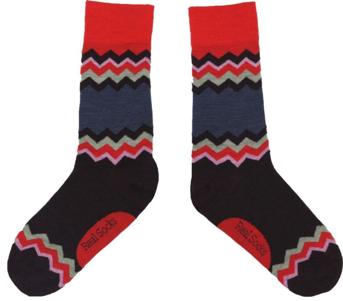 Red Indie Sock, view: 0