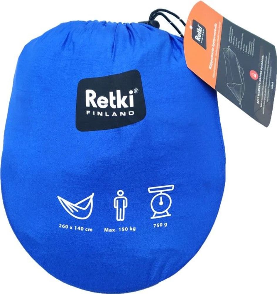 -riippumatto hyttysverkolla, sininen, view: 2