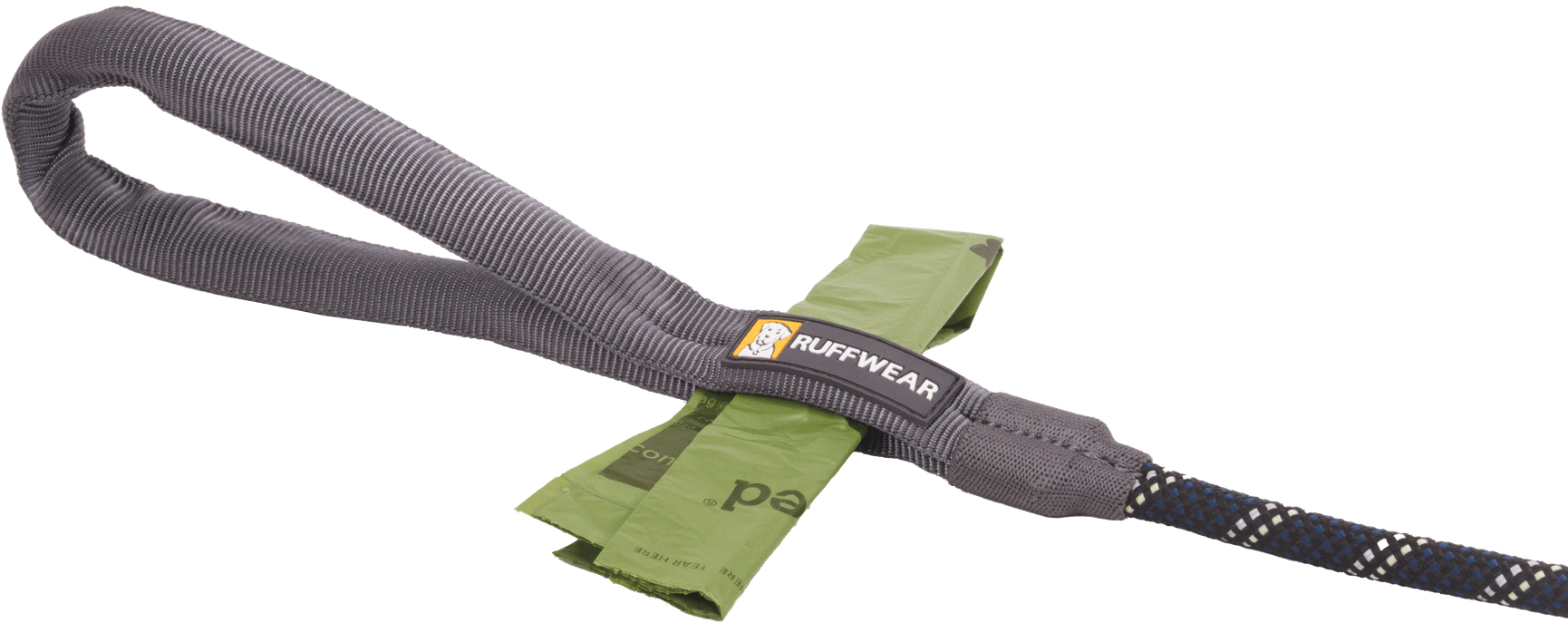 Knot-a-Leash koiran talutushihna, Obsidian Black, view: 2