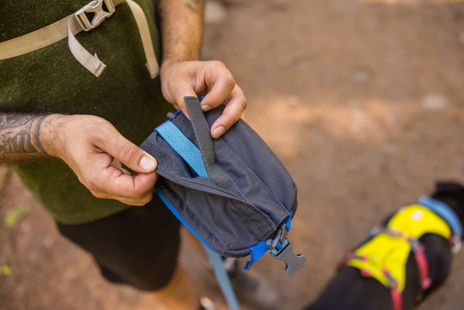Stash Bag Plus tarvikelaukku, harmaa/sininen, view: 9
