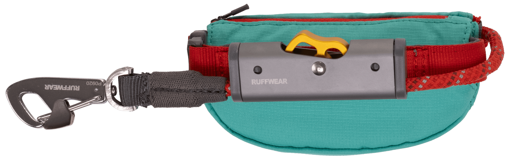 Hitch Hiker Leash säädettävä talutushihna, punainen/mintunvihreä, view: 1