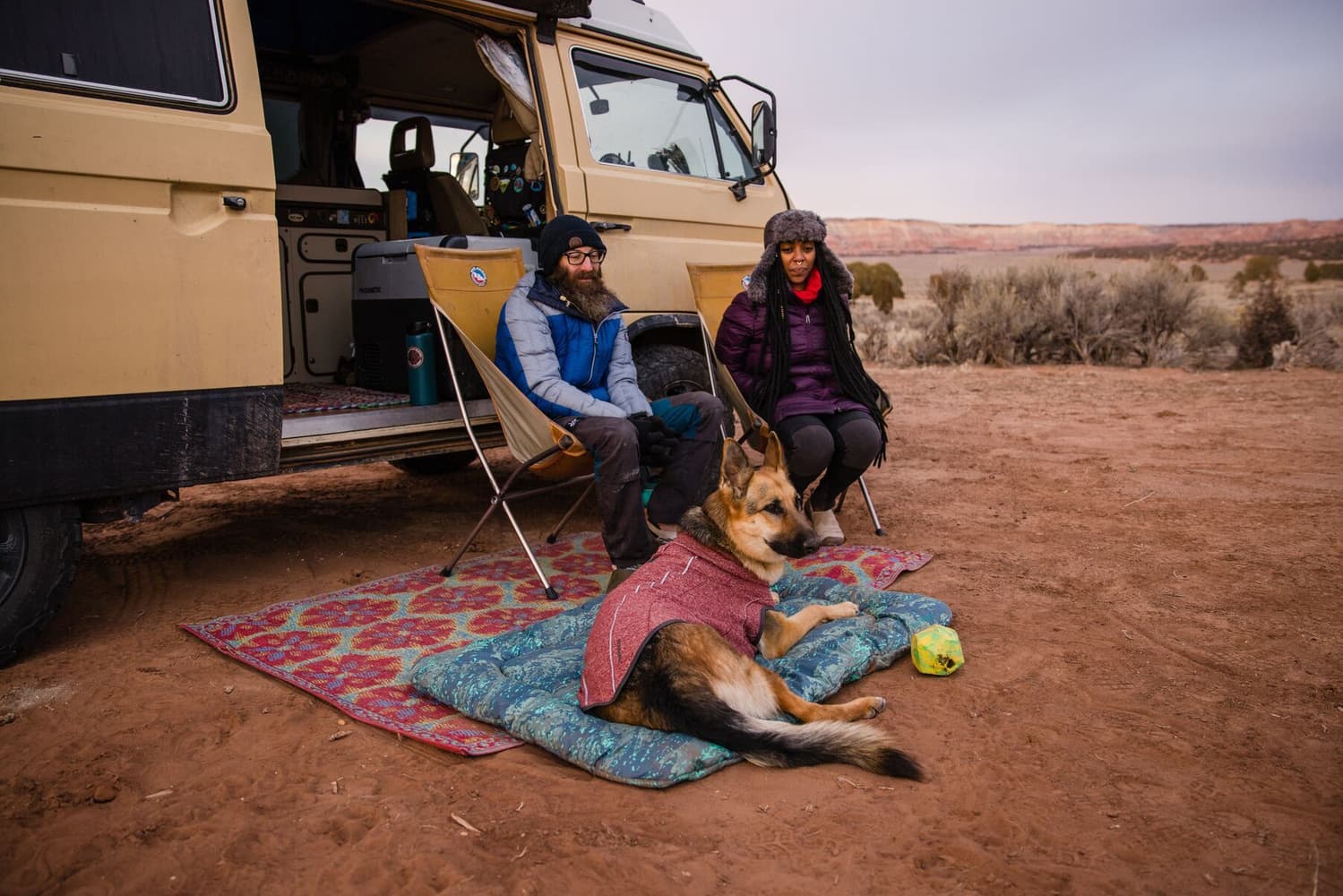 Hemp Hound Sweater koirantakki, Fired Brick, view: 4
