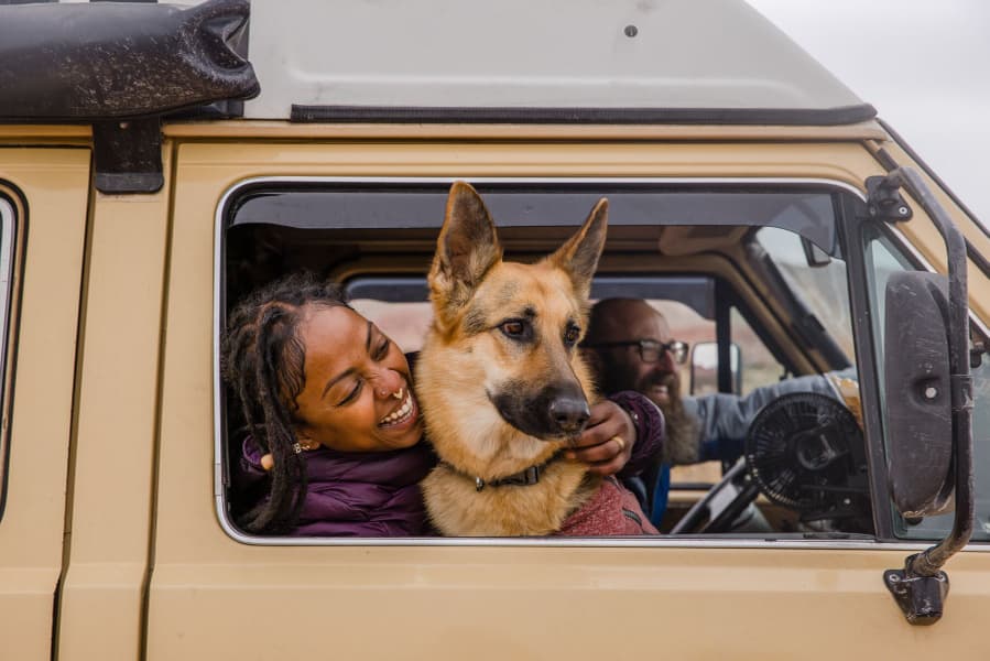 Hemp Hound Sweater koirantakki, Fired Brick, view: 2