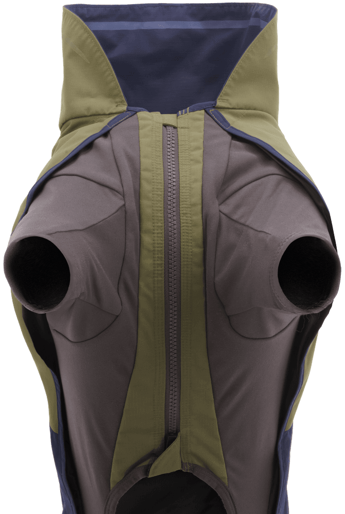 Sun Shower Coverall koiran sadehaalari, XXS-S, Midnight Blue, view: 2