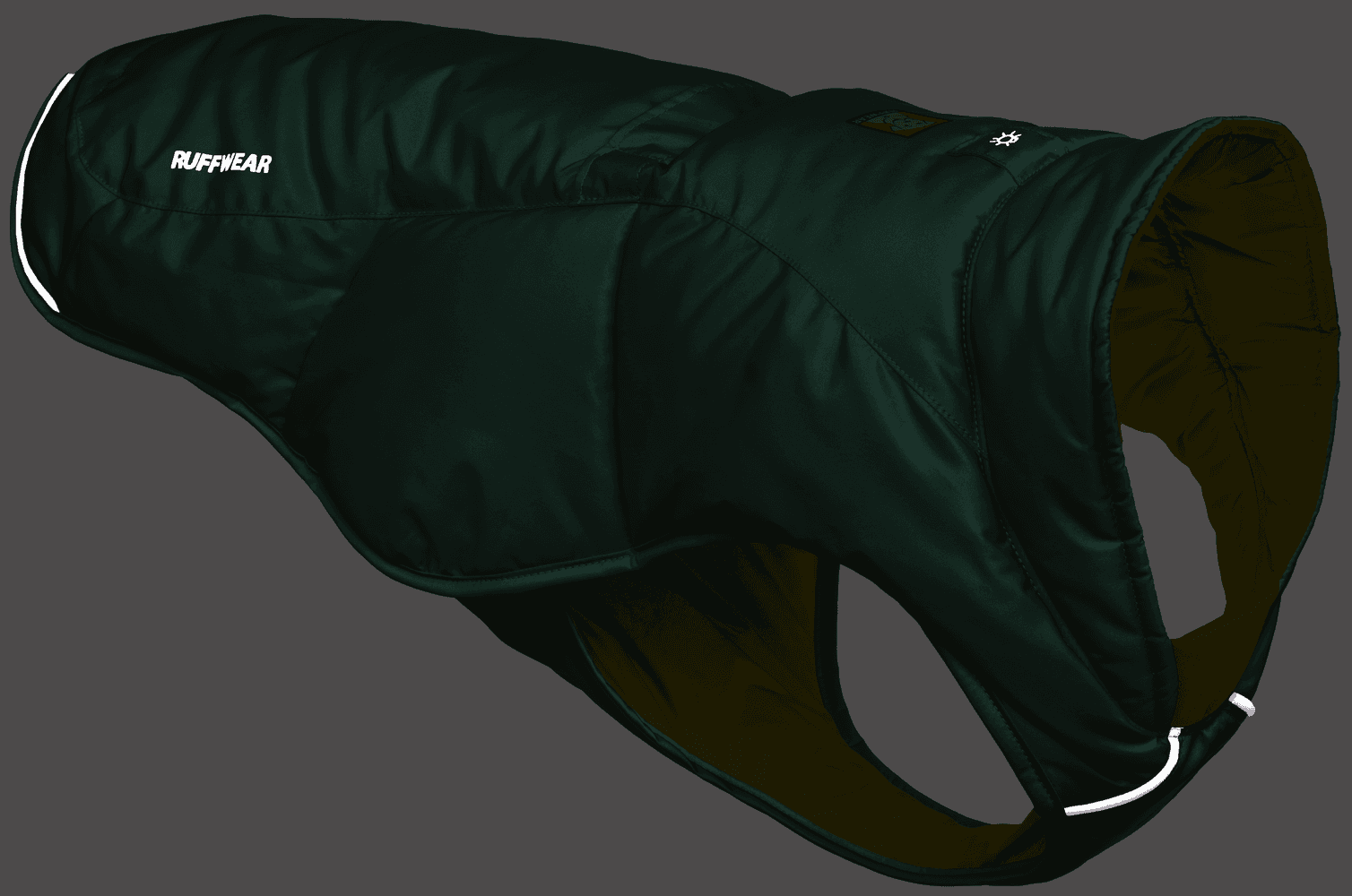 Quinzee Insulated Jacket koiran talvitakki, River Rock Green, view: 4