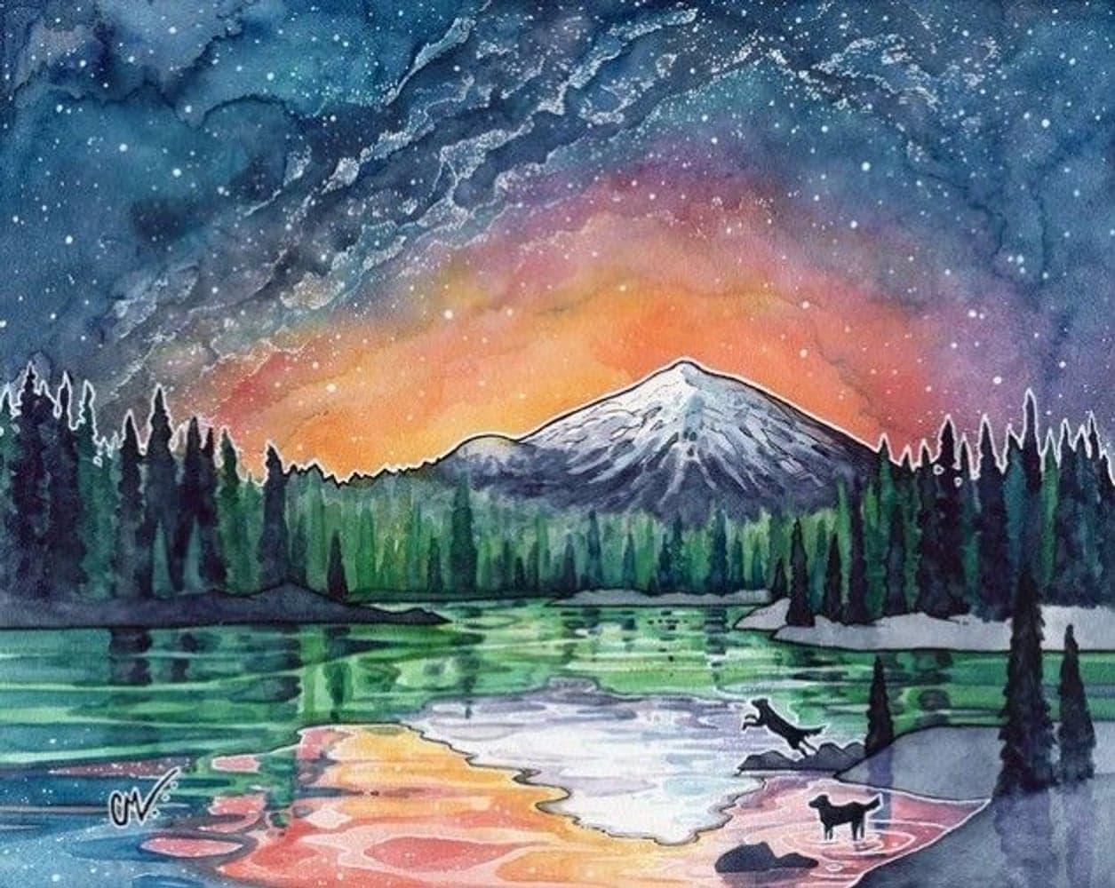 Artist Series Quencher Bowl Sparks Lake, view: 1