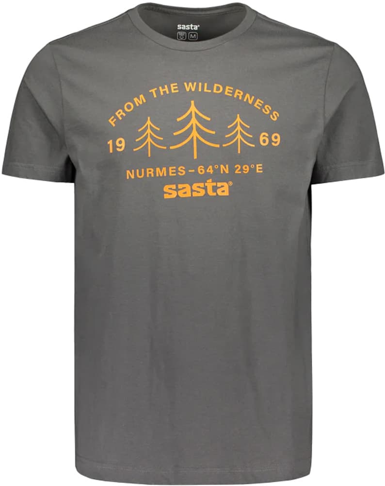 Wilderness T-shirt t-paita, tummanharmaa, view: 0