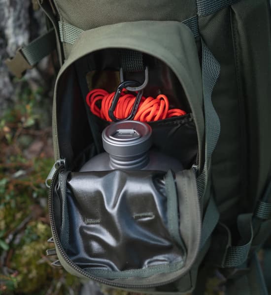 Side Pouch sivutasku, 4 L, ruskea, view: 2