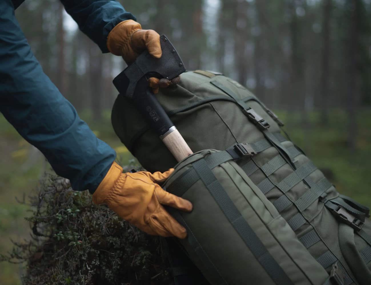 Side Pouch sivutasku, 6 L, ruskea, view: 2